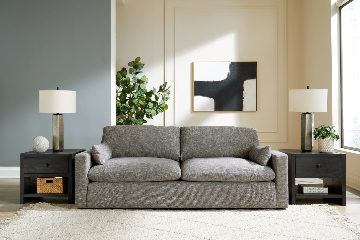 Myers Furniture Outlet - Ashley Furniture - Dramatic Living Room - Sofa / Granite - 1170238