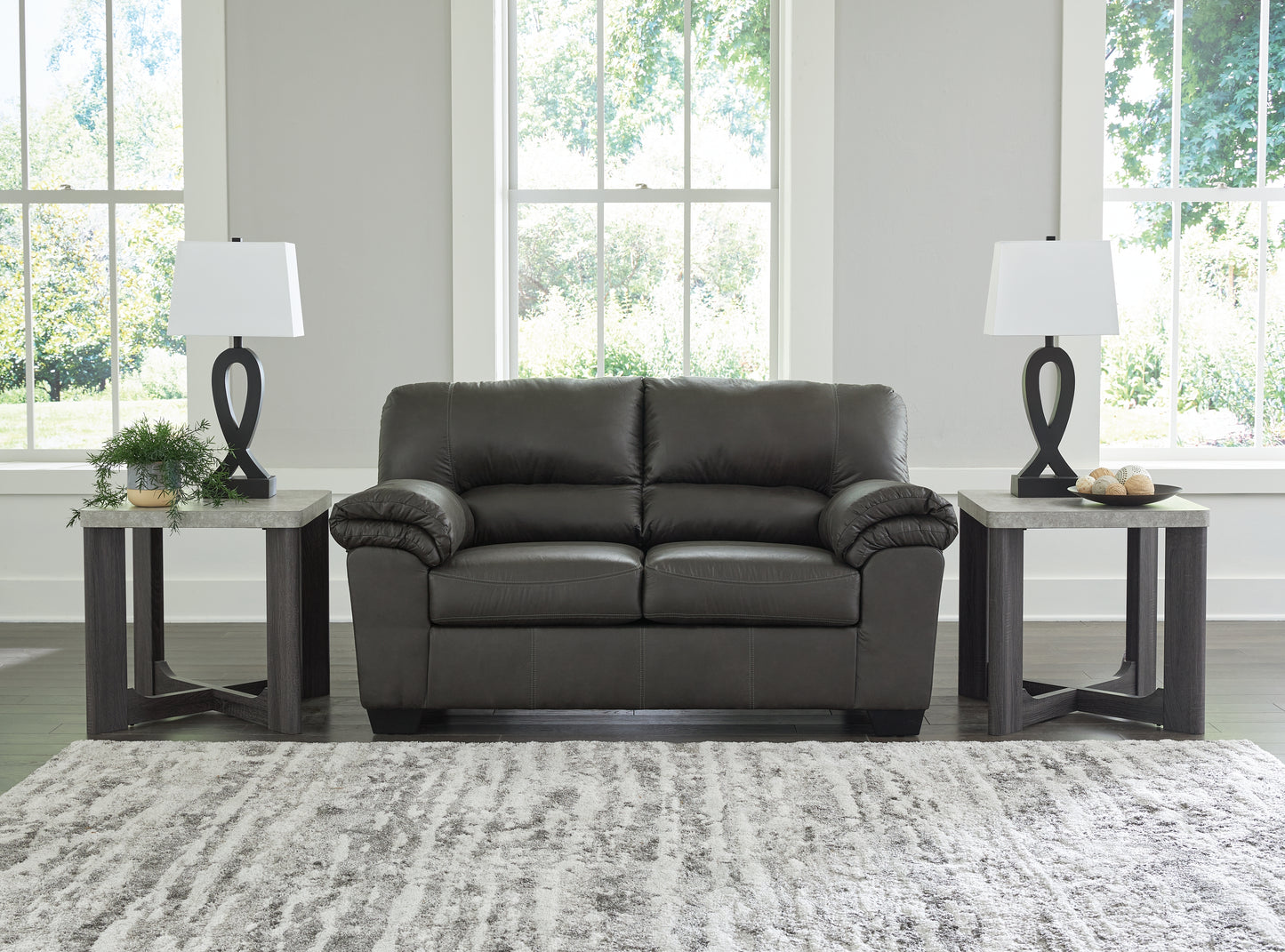 Myers Furniture Outlet - Ashley Furniture - Bladen Living Room - Loveseat / Slate - 1202135