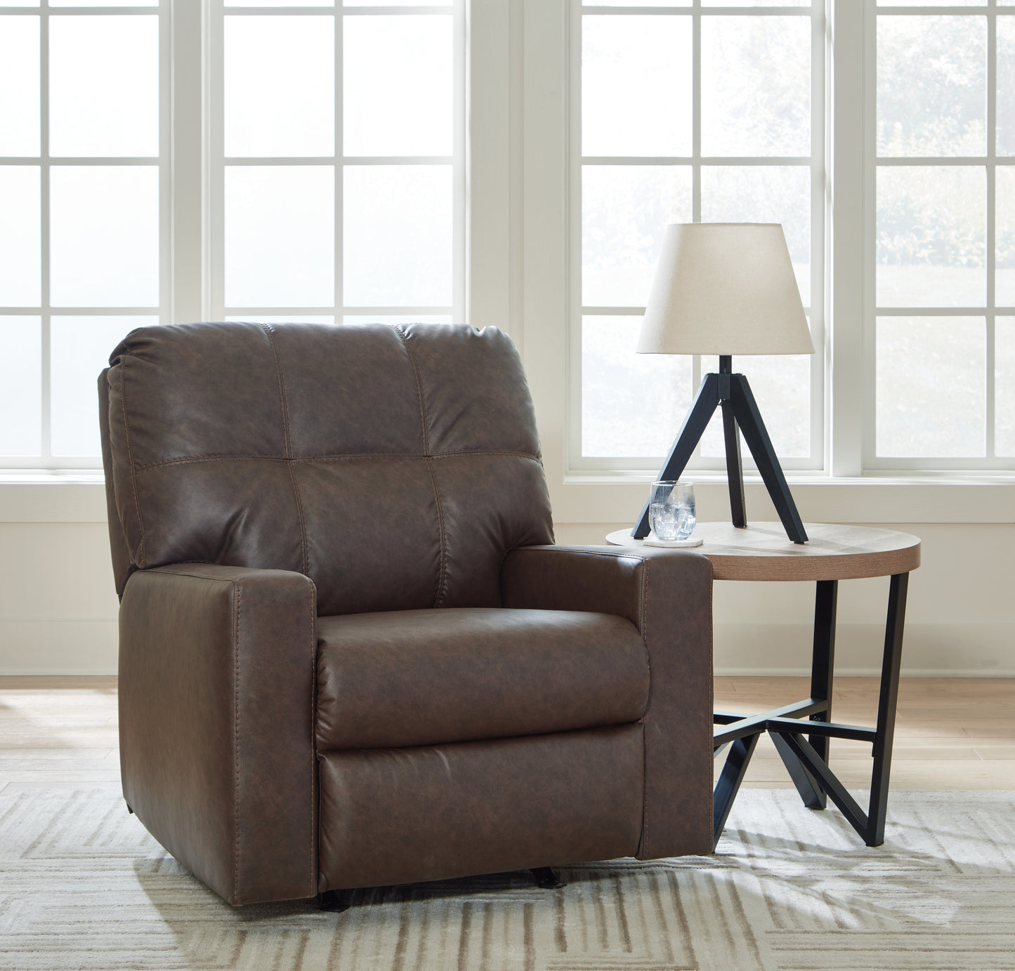 Myers Furniture Outlet - Ashley Furniture - Barlin Mills Living Room - Rocker Recliner / Umber - 1700325