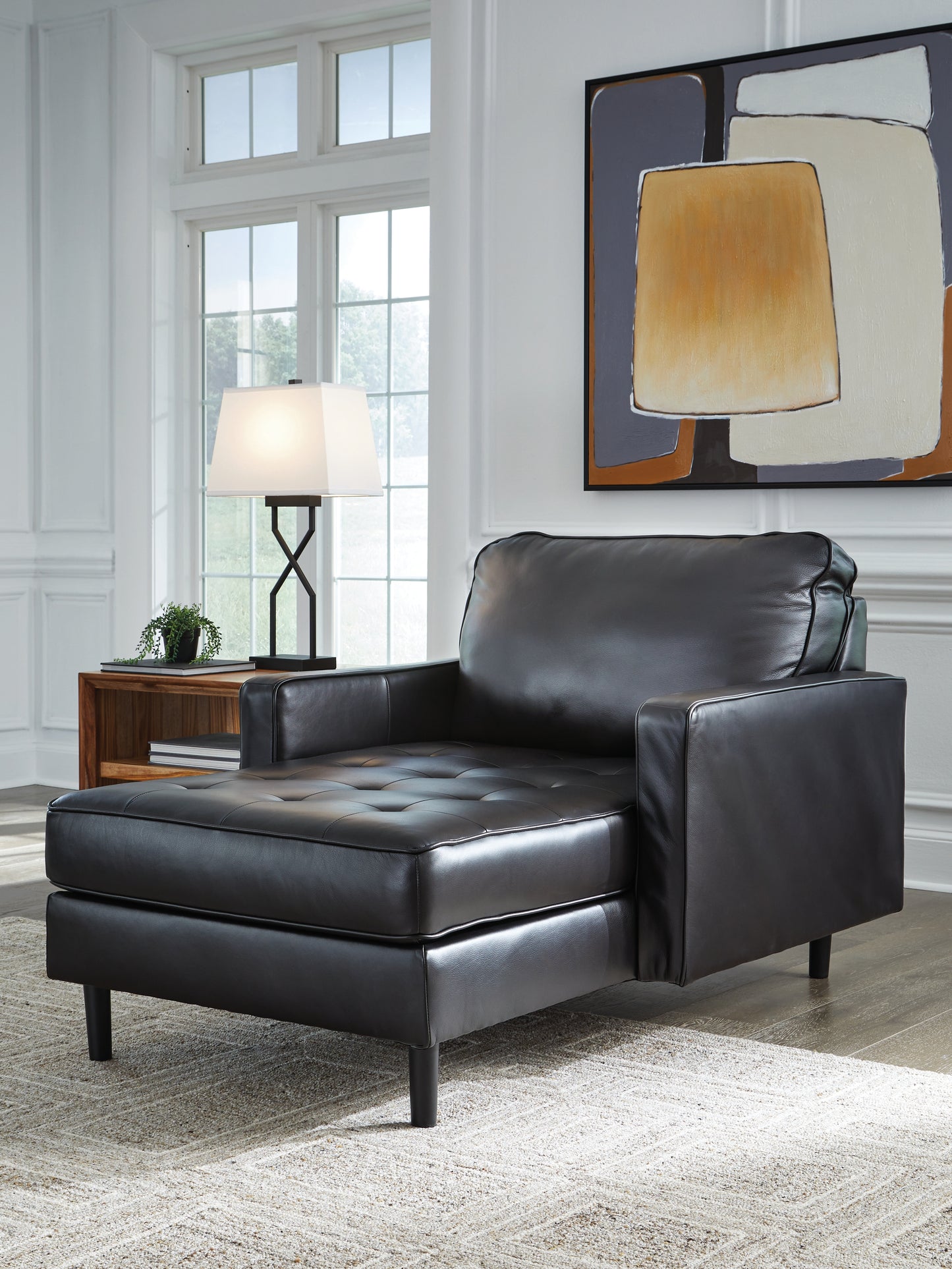 Myers Furniture Outlet - Ashley Furniture - Bryceview Living Room - Chaise / Onyx - 2120515