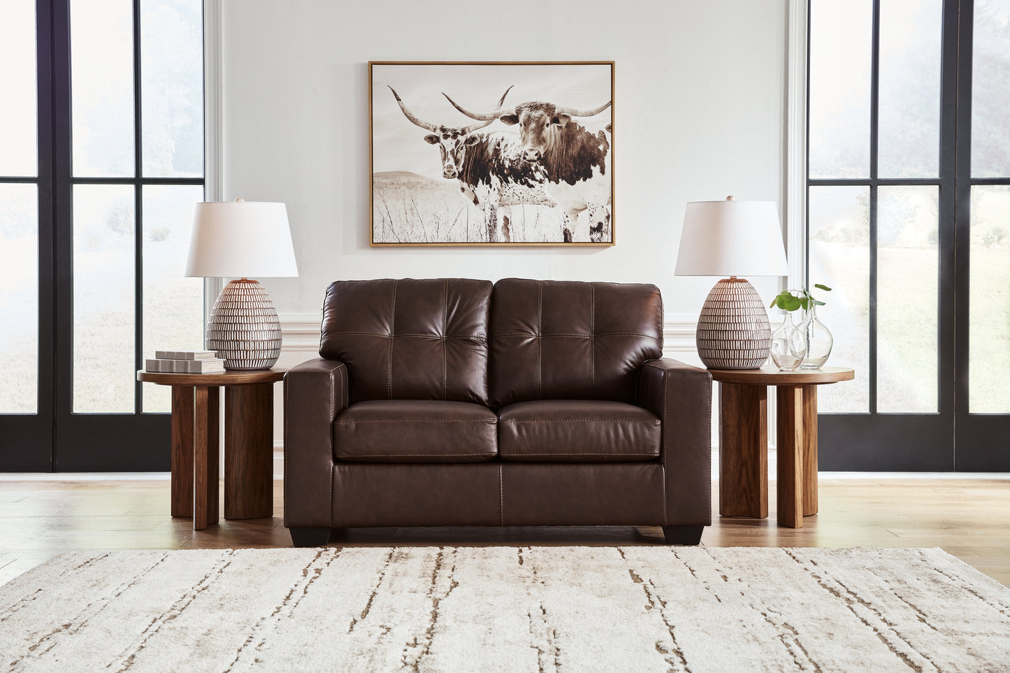 Myers Furniture Outlet - Ashley Furniture - Santorine Living Room - Sofa / Bone - 2170838