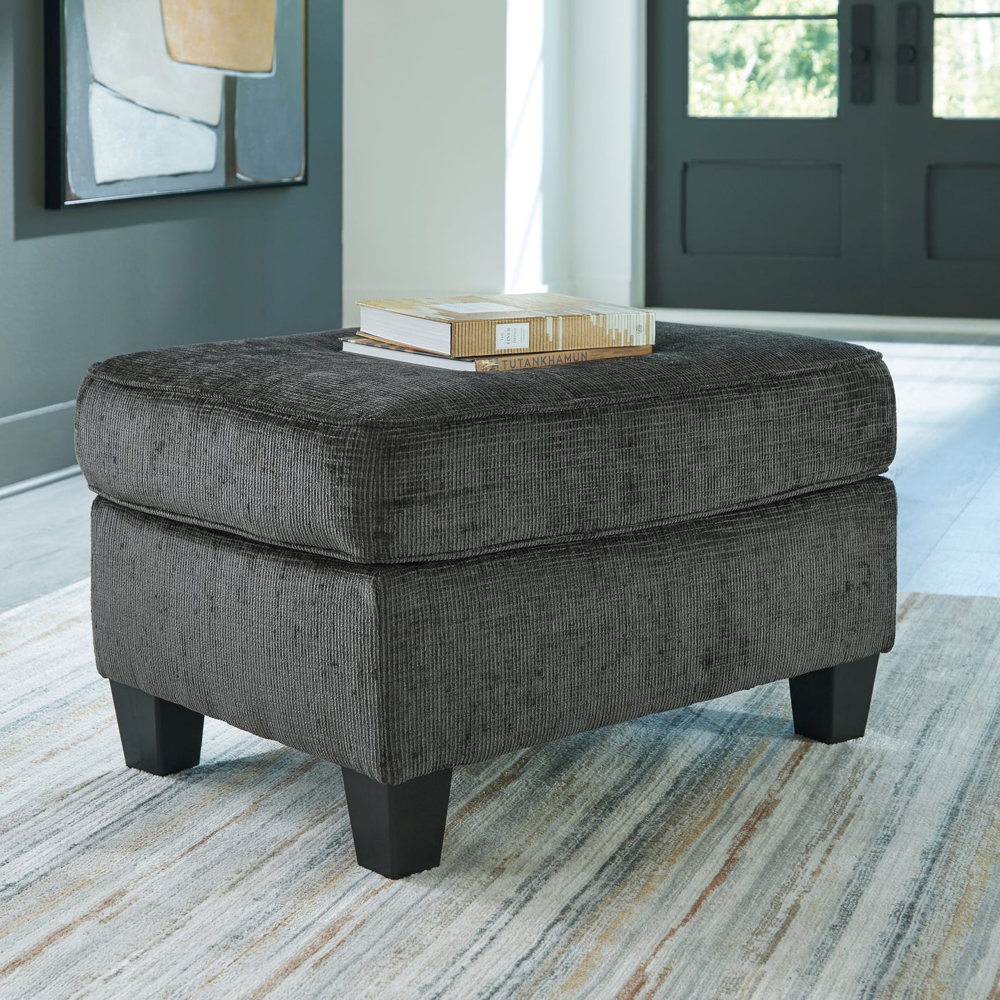 Myers Furniture Outlet - Ashley Furniture - Erinslane Living Room - Ottoman / Dusk - 2520614