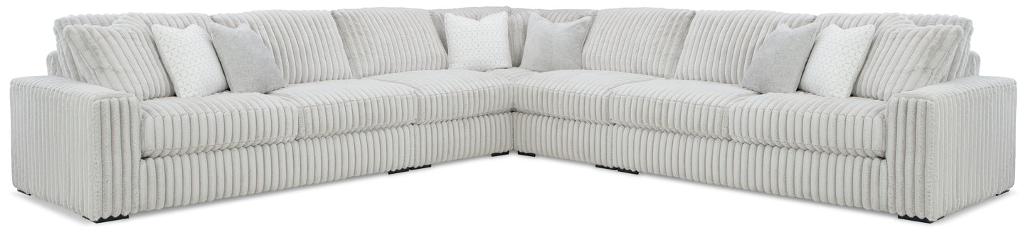 Myers Furniture Outlet - Ashley Furniture - Stupendous Sectional - LAF 5-Piece Sectional / Alloy - 25903S3