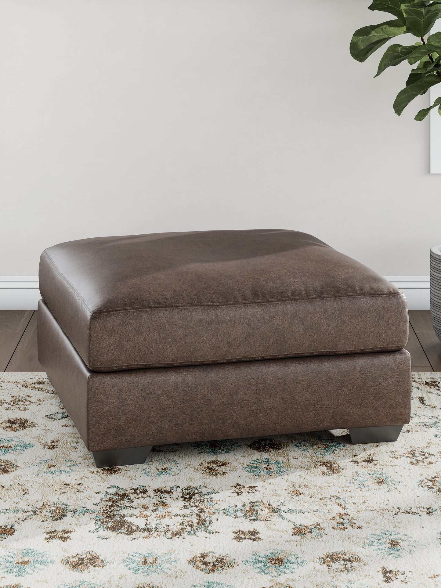Myers Furniture Outlet - Ashley Furniture - WillowBend Living Room - Oversized Accent Ottoman / Umber - PC2770508