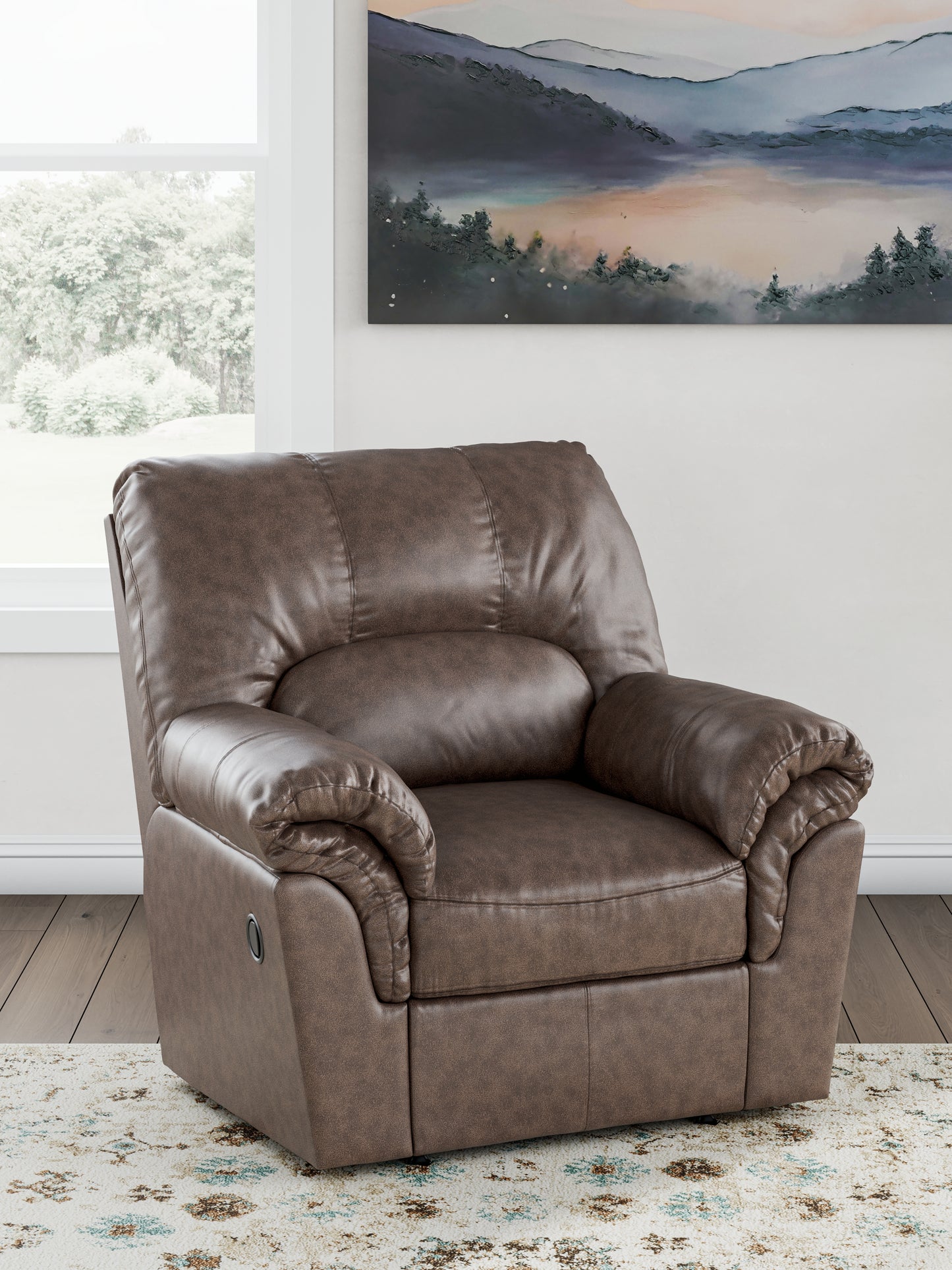 Myers Furniture Outlet - Ashley Furniture - WillowBend Living Room - Rocker Recliner / Umber - PC2770525