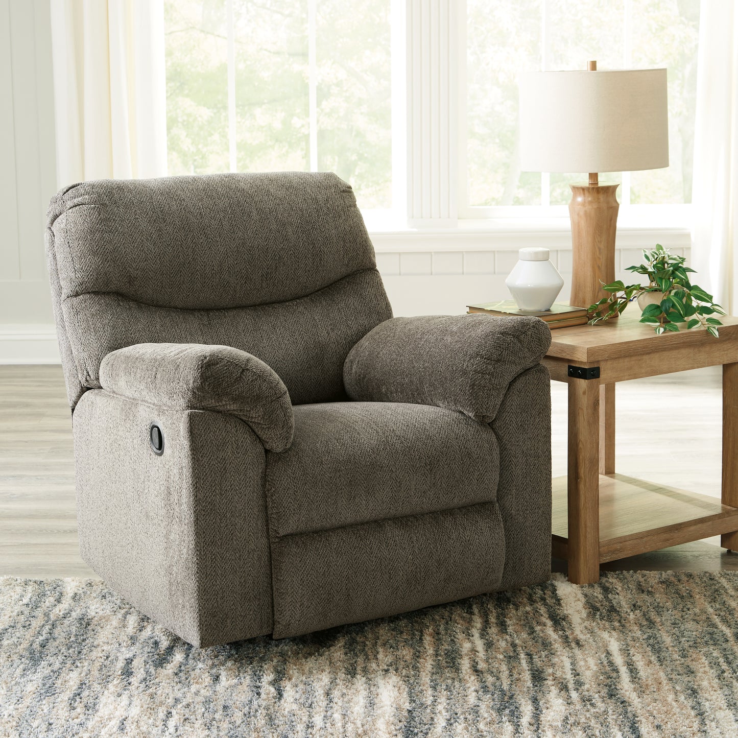 Myers Furniture Outlet - Ashley Furniture - Alphons Living Room - Rocker Recliner / Putty - 2820125