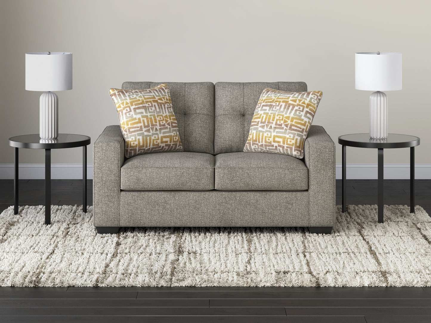 Myers Furniture Outlet - Ashley Furniture - Larimer Living Room - Loveseat / Iron - PC2920435