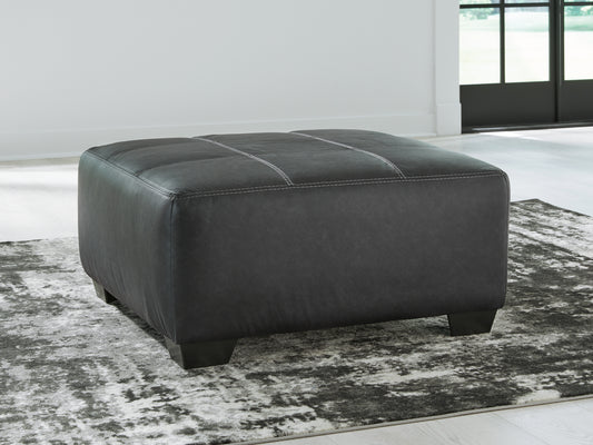 Myers Furniture Outlet - Ashley Furniture - Brixley Pier Living Room - Oversized Accent Ottoman / Graphite - 2990608