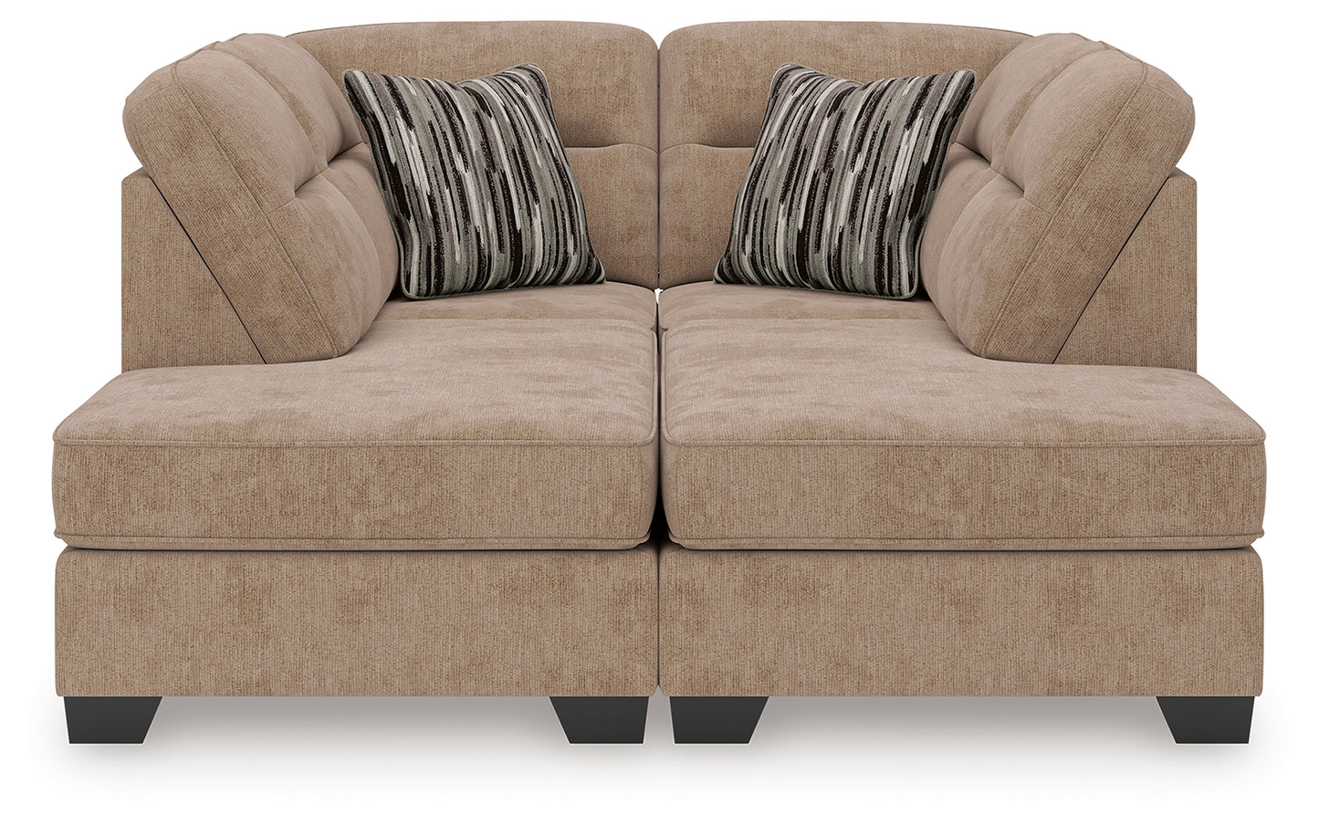Myers Furniture Outlet - Ashley Furniture - Olten Sectional - RAF 2-Piece Super Chaise / Mocha - 31304S3