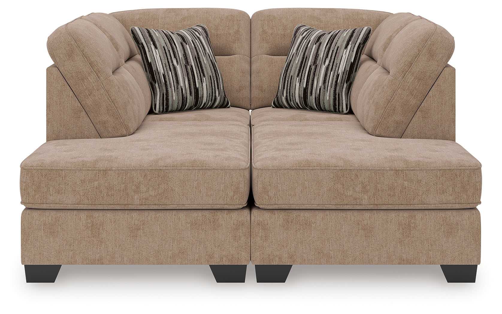 Myers Furniture Outlet - Ashley Furniture - Olten Sectional - RAF 2-Piece Super Chaise / Mocha - 31304S3