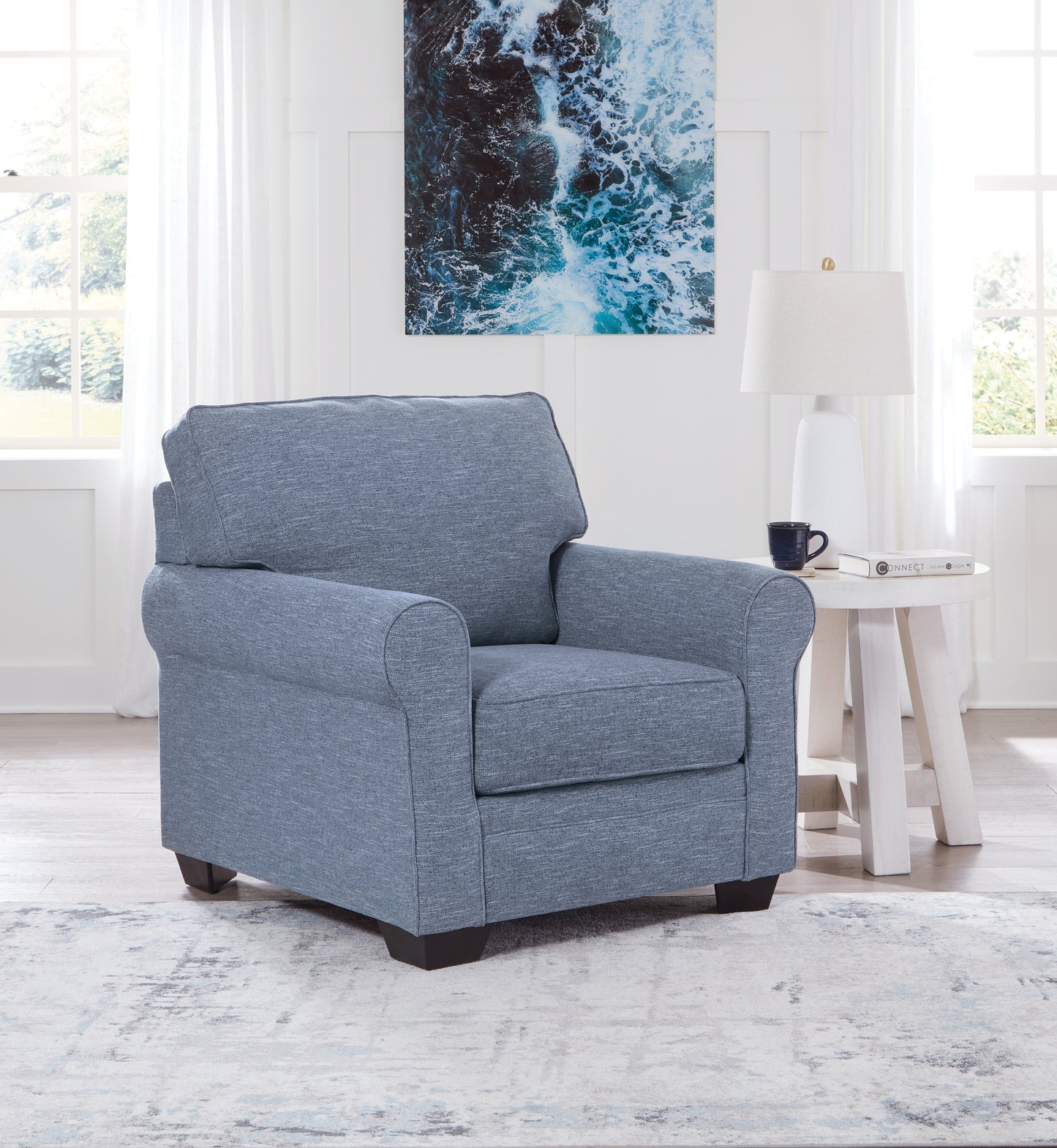 Myers Furniture Outlet - Ashley Furniture - Carissa Manor Living Room - Chair / Denim - 3260420