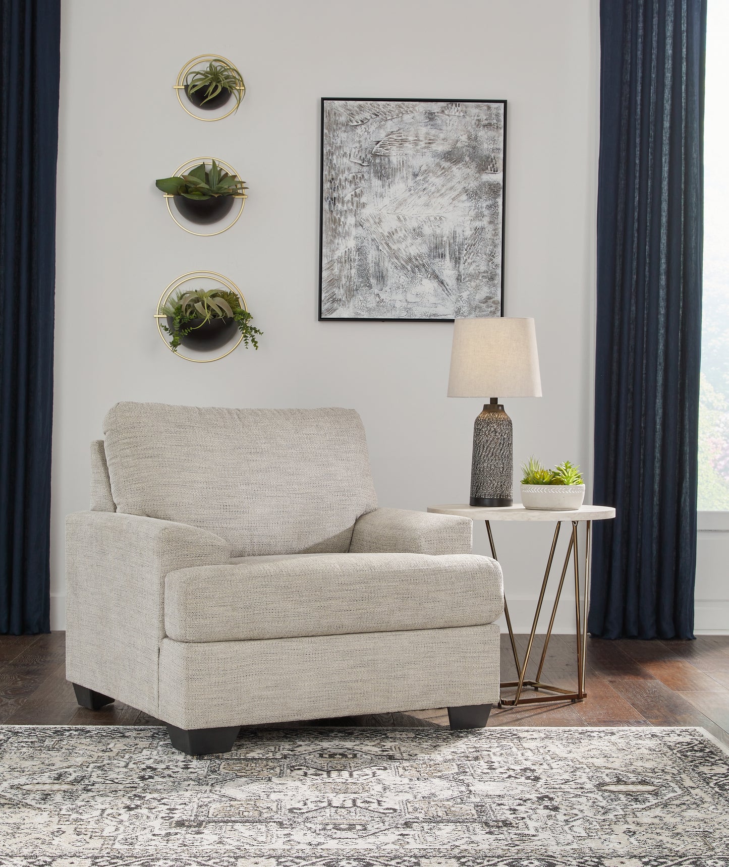 Myers Furniture Outlet - Ashley Furniture - Vayda Living Room - Chair / Pebble - 3310420