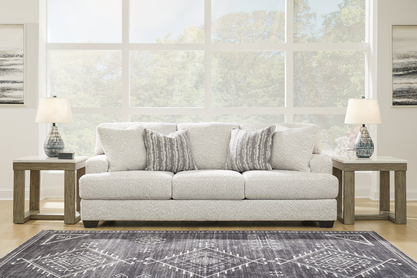 Myers Furniture Outlet - Ashley Furniture - Brebryan Living Room - Sofa / Flannel - 3440138
