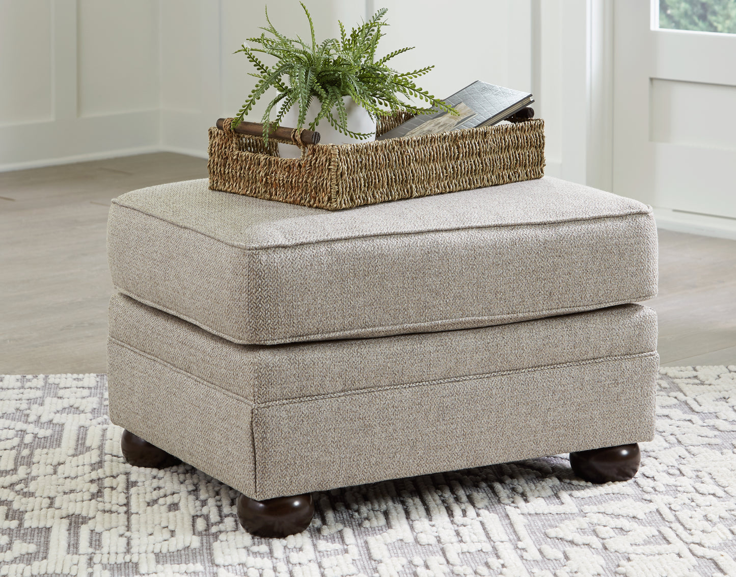Myers Furniture Outlet - Ashley Furniture - Gaelon Living Room - Ottoman / Dune - 3730714