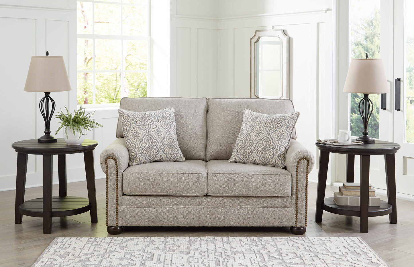 Myers Furniture Outlet - Ashley Furniture - Gaelon Living Room - Loveseat / Dune - 3730735