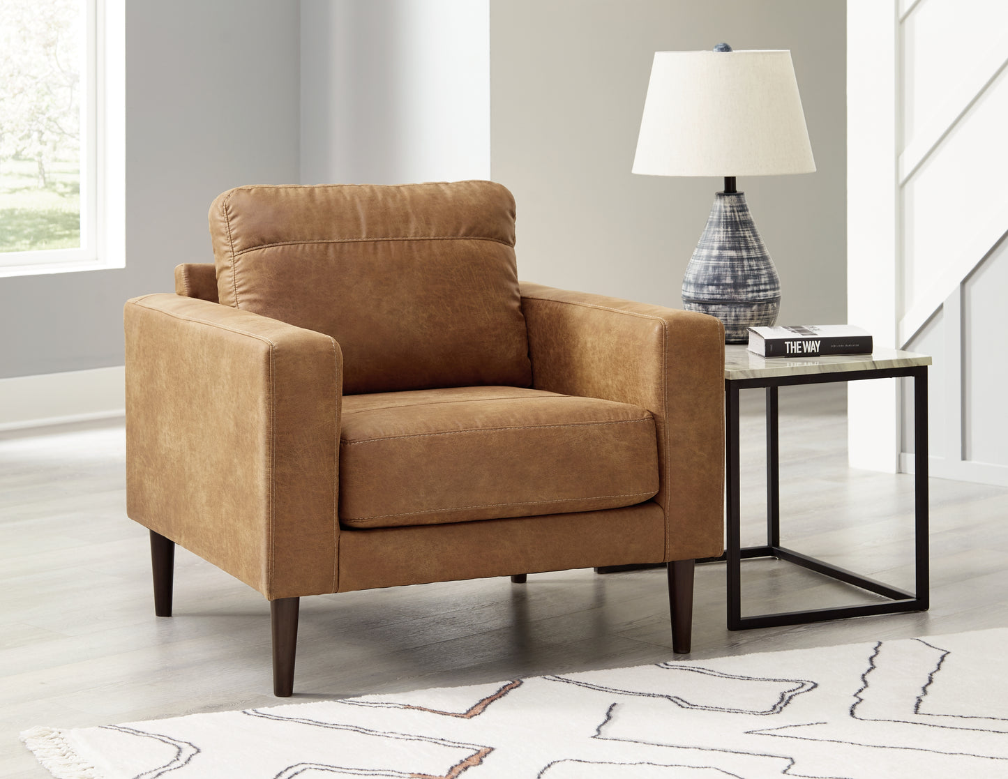 Myers Furniture Outlet - Ashley Furniture - Telora Living Room - Chair / Caramel - 4100220