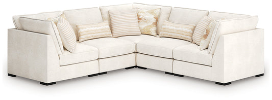 Myers Furniture Outlet - Ashley Furniture - Donelson Creek Sectional - 5-Piece Sectional / Vanilla - 48002S1