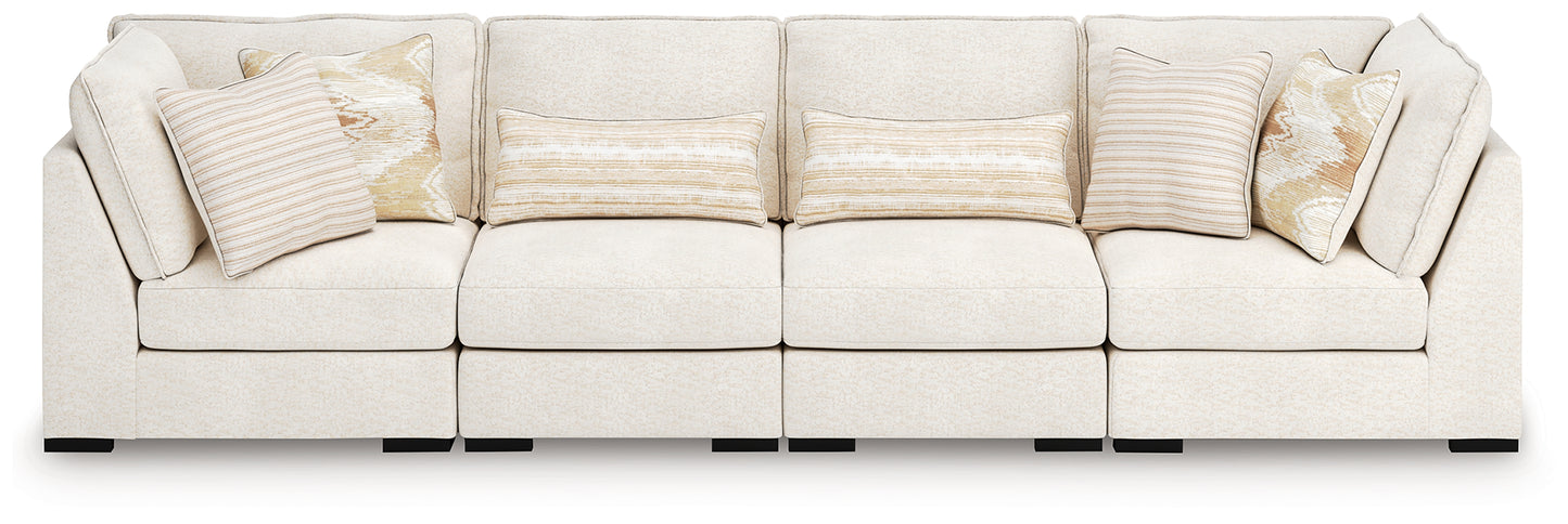 Myers Furniture Outlet - Ashley Furniture - Donelson Creek Sectional - 4-Piece Sectional / Vanilla - 48002S2