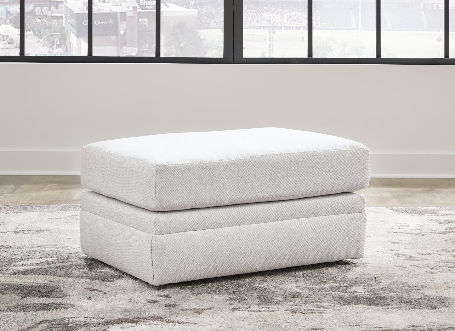 Myers Furniture Outlet - Ashley Furniture - Maitelynn Living Room - Ottoman / Chalk - 4820214