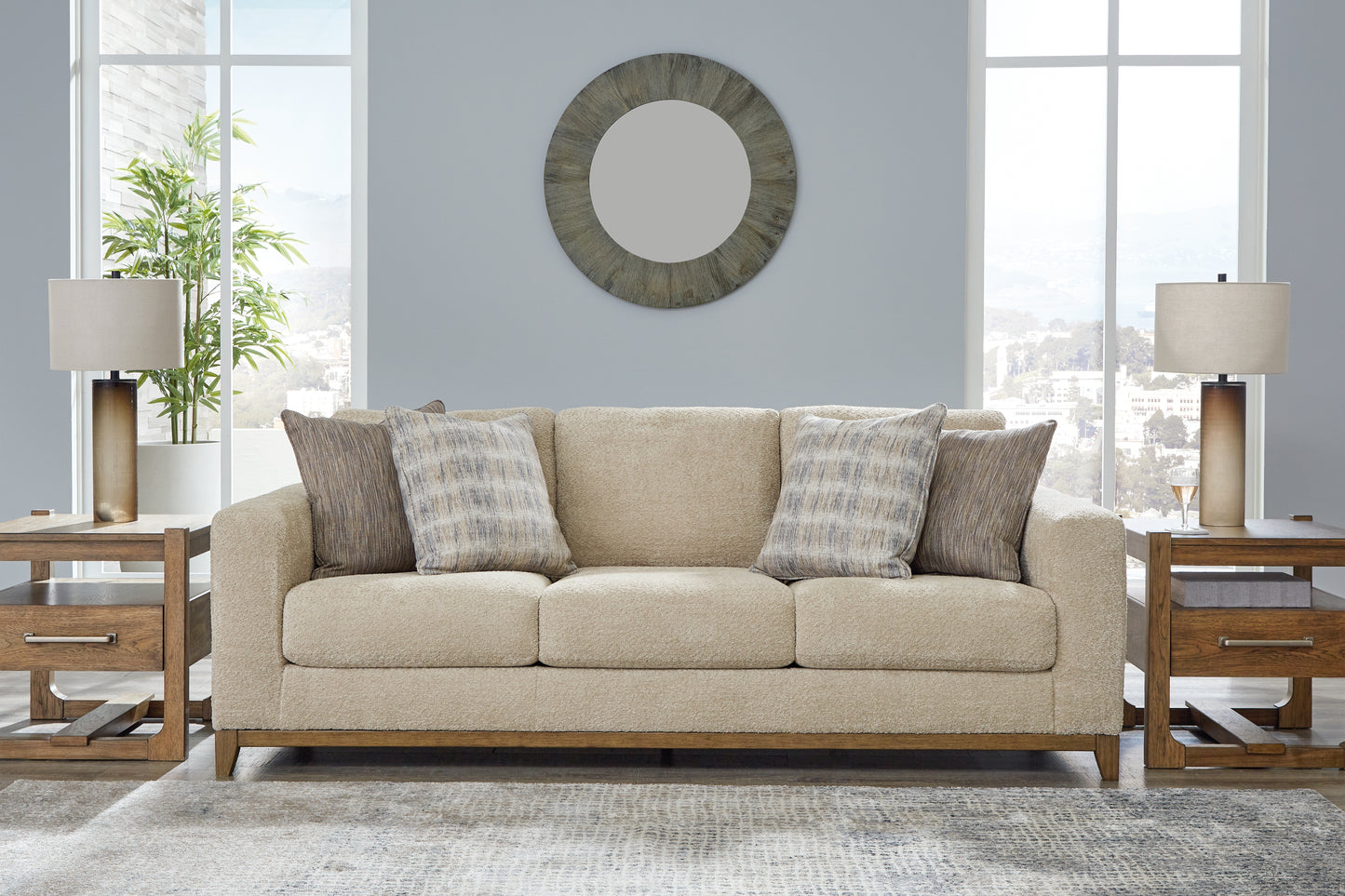 Myers Furniture Outlet - Ashley Furniture - Parklynn Living Room - Sofa / Desert - 4890238