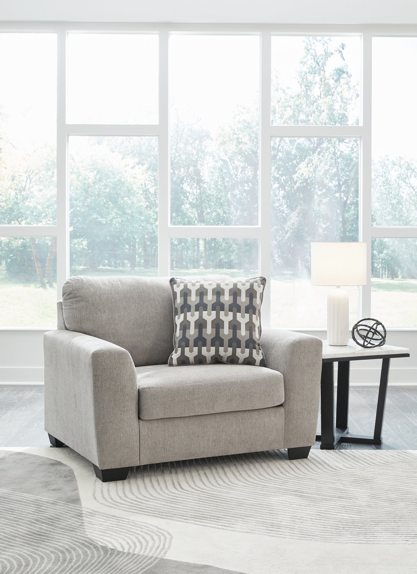Myers Furniture Outlet - Ashley Furniture - Avenal Park Living Room - Chair and a Half / Flannel - 5080523