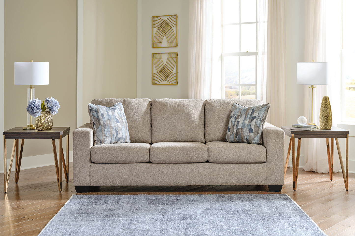 Myers Furniture Outlet - Ashley Furniture - Deltona Living Room - Sofa / Parchment - 5120438