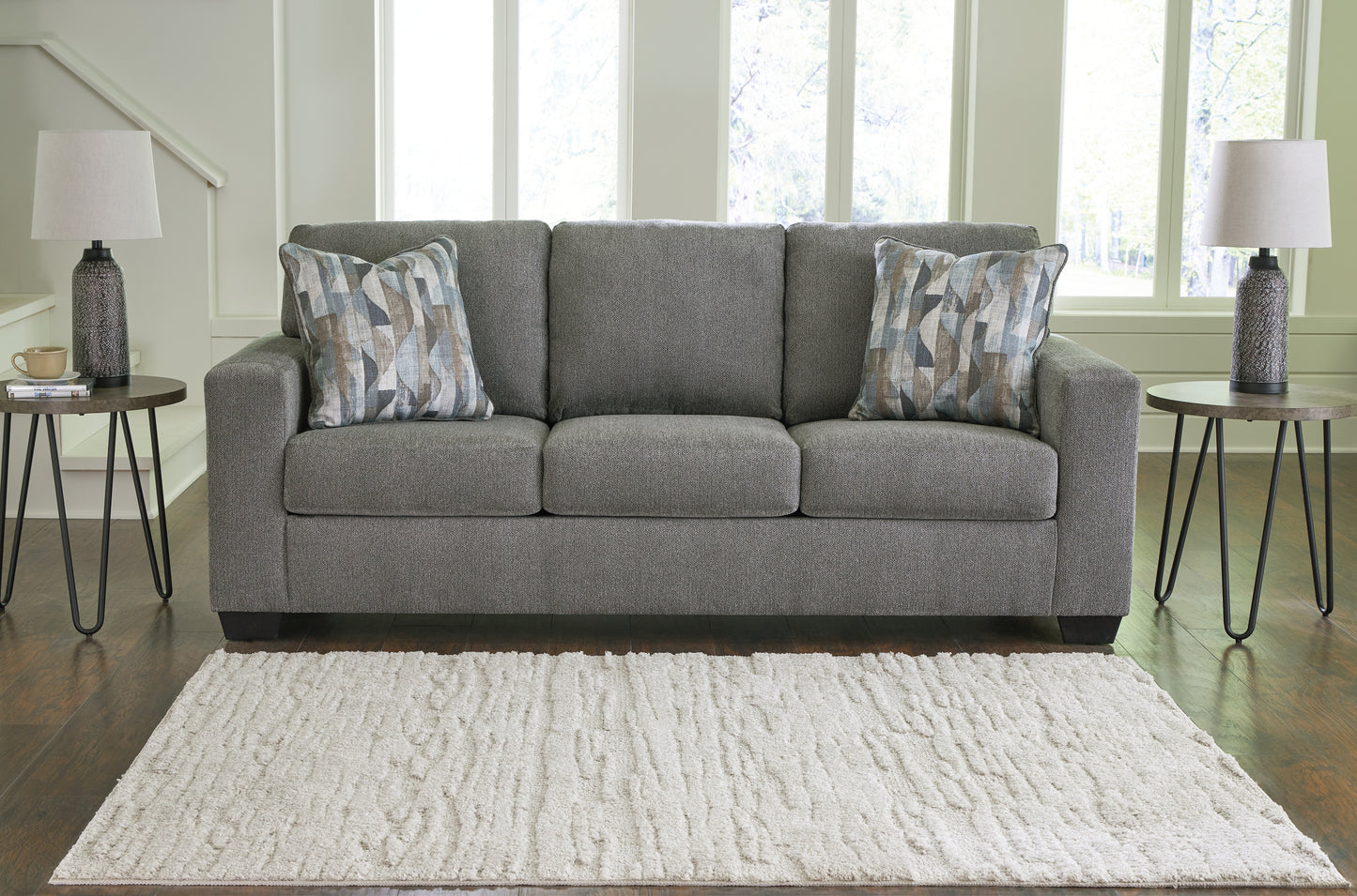 Myers Furniture Outlet - Ashley Furniture - Deltona Living Room - Sofa / Graphite - 5120538