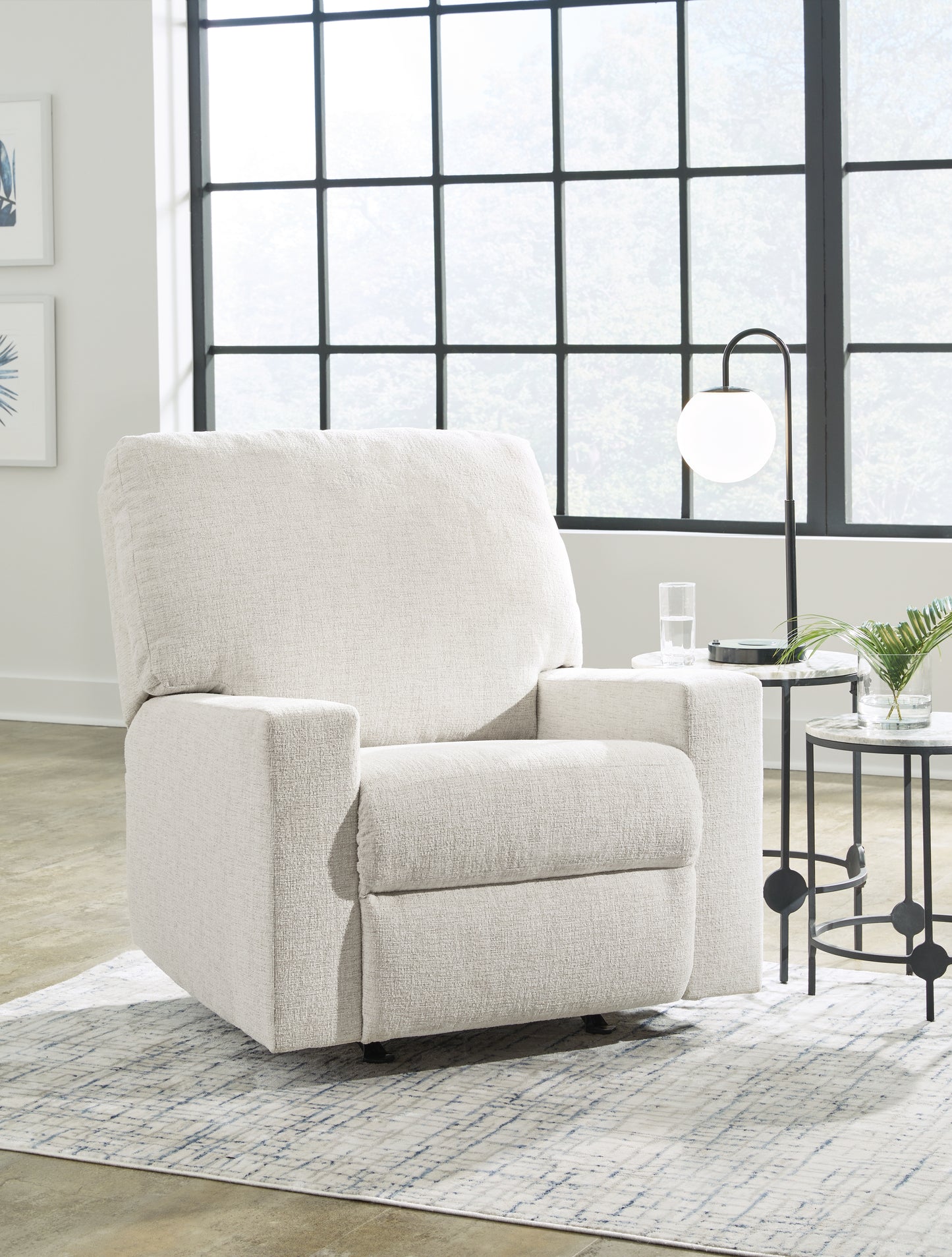 Myers Furniture Outlet - Ashley Furniture - Rannis Living Room - Rocker Recliner / Snow - 5360325