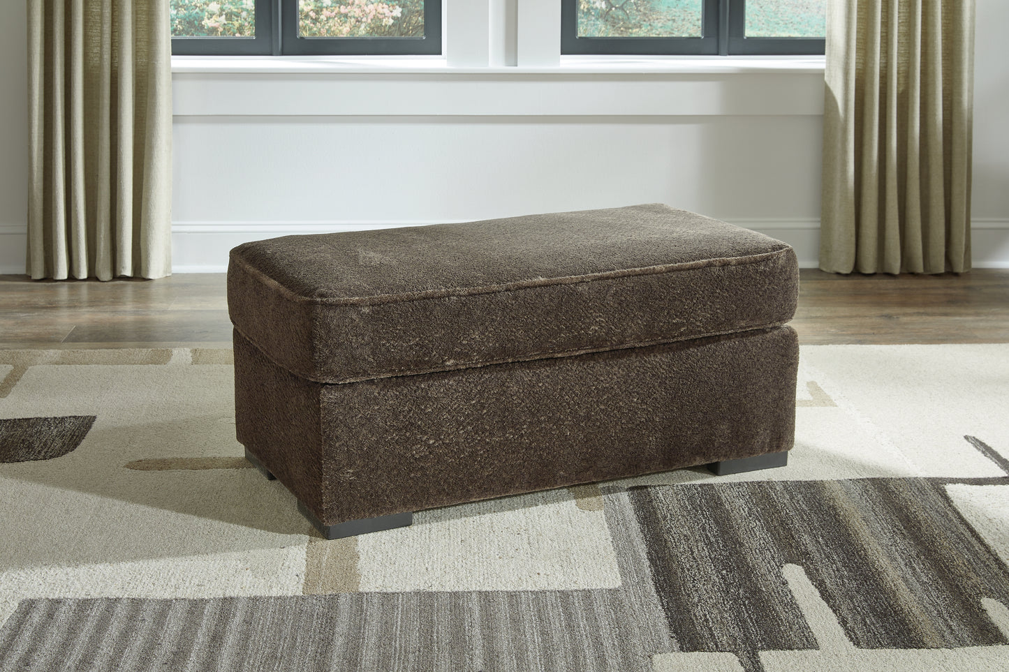 Myers Furniture Outlet - Ashley Furniture - Aylesworth Living Room - Ottoman / Chocolate - 5370214