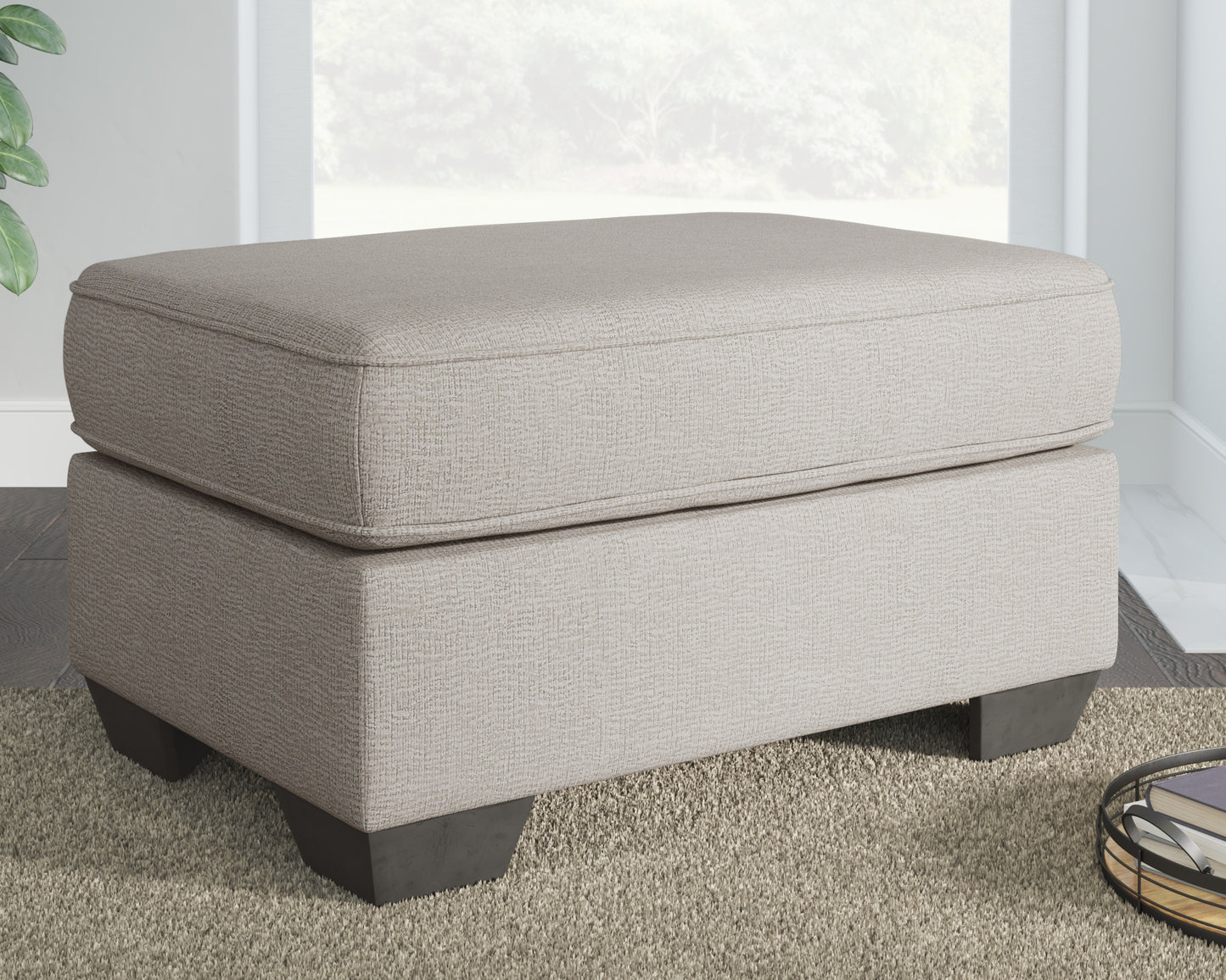 Myers Furniture Outlet - Ashley Furniture - Greaves Living Room - Ottoman / Stone - 5510414