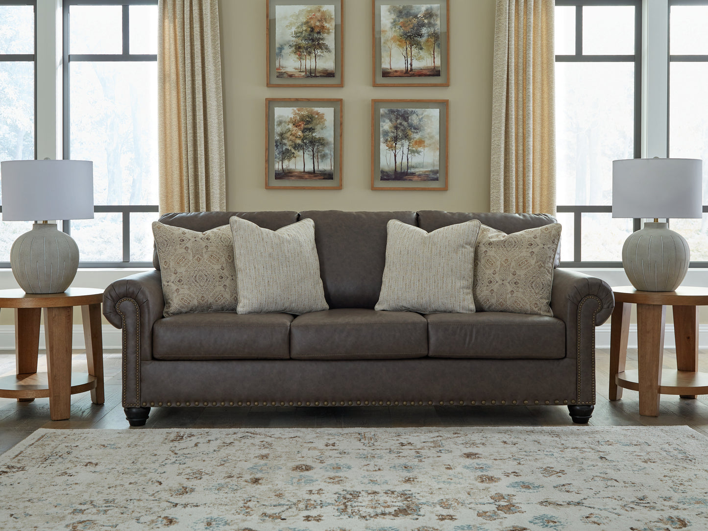 Myers Furniture Outlet - Ashley Furniture - Roxmere Living Room - Ottoman / Umber - 5550314