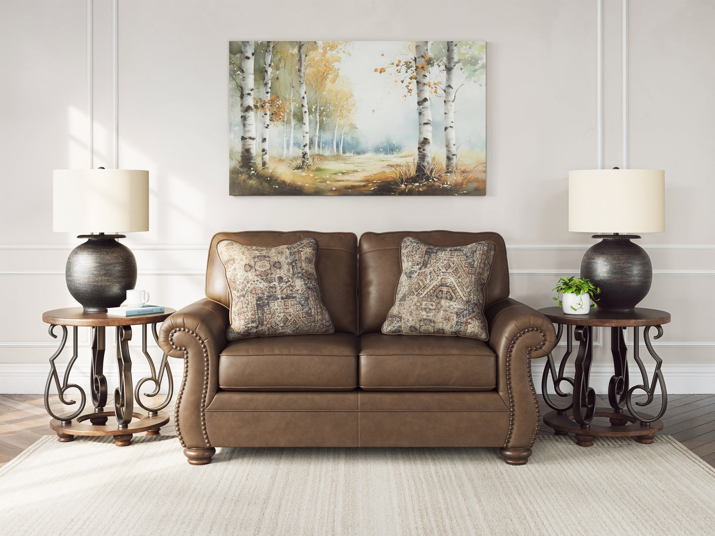 Myers Furniture Outlet - Ashley Furniture - Chasemore Living Room - Loveseat / Earth - PC5590235