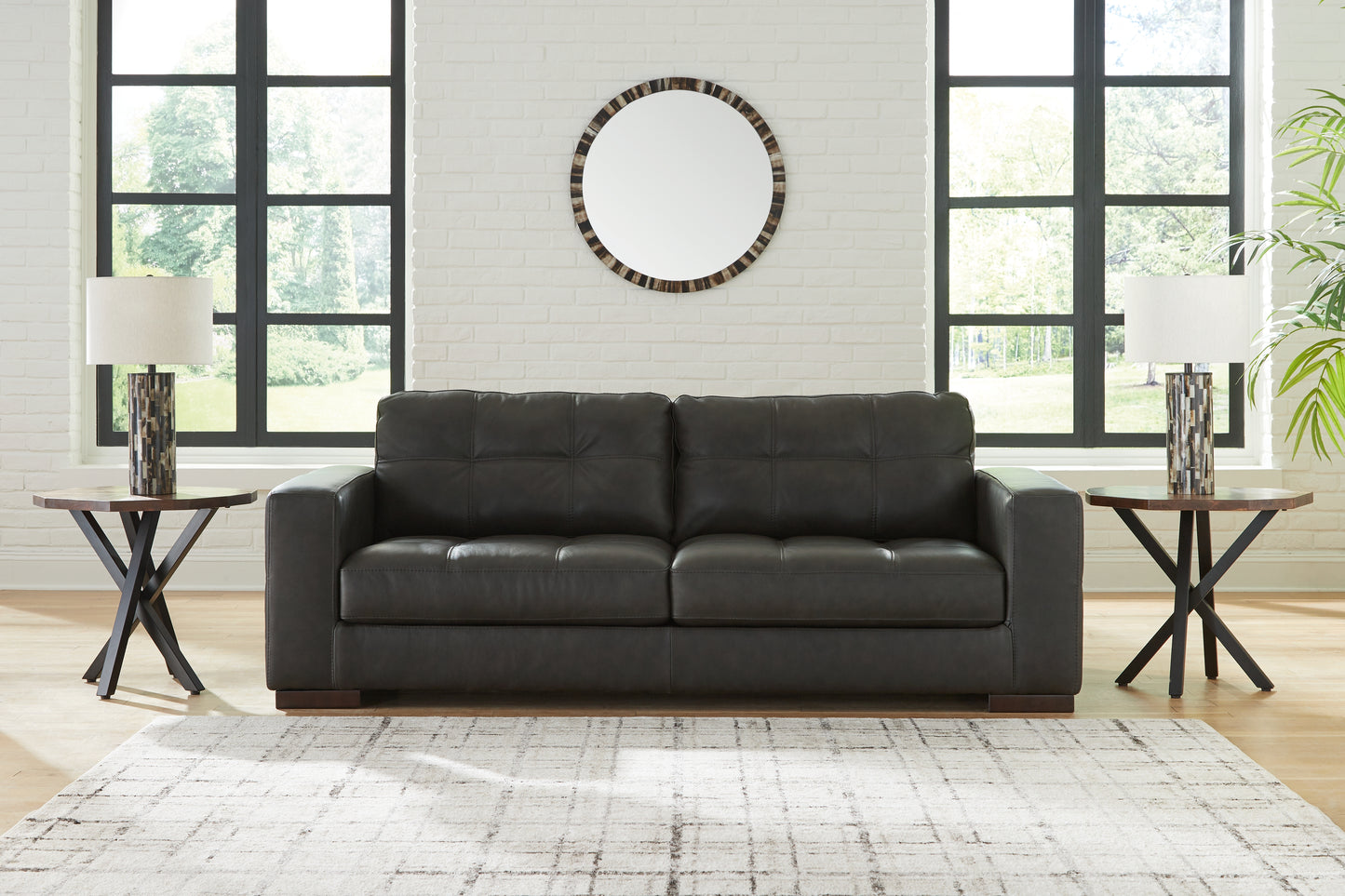 Myers Furniture Outlet - Ashley Furniture - Luigi Living Room - Sofa / Thunder - 5650638