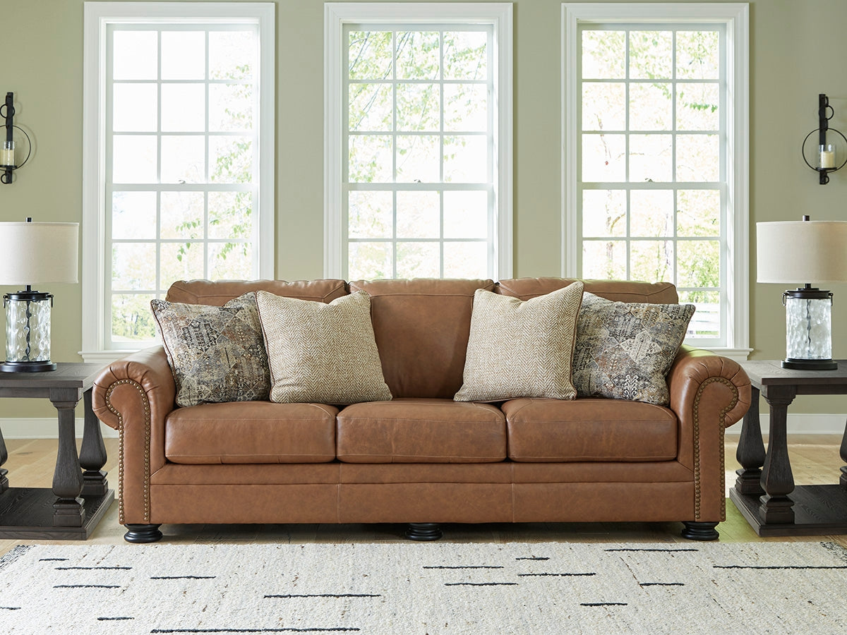 Myers Furniture Outlet - Ashley Furniture - Carianna Living Room - Sofa / Caramel - 5760438