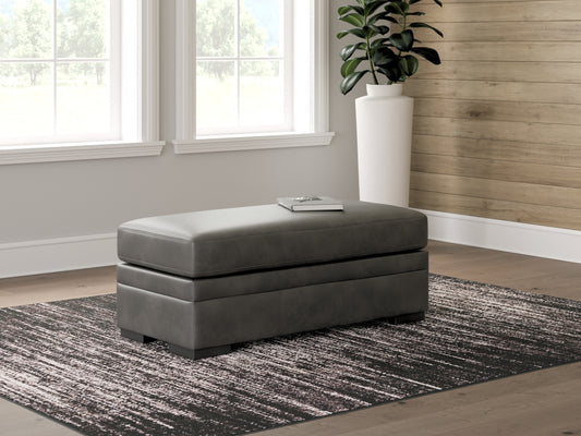 Myers Furniture Outlet - Ashley Furniture - Lofton-Pike Living Room - Oversized Accent Ottoman / Shadow - PC6161008