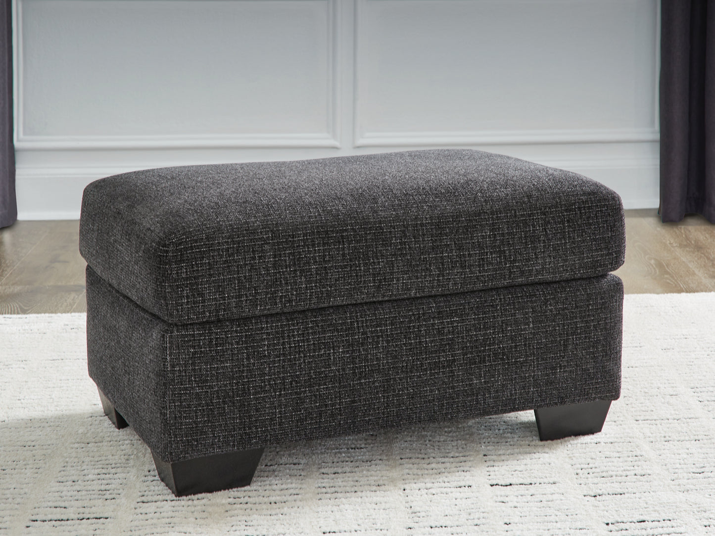 Myers Furniture Outlet - Ashley Furniture - Loreo Living Room - Ottoman / Ebony - 6310114