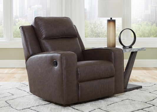 Myers Furniture Outlet - Ashley Furniture - Lavenhorne Living Room - DBL Rec Loveseat w/Console / Pebble - 6330794