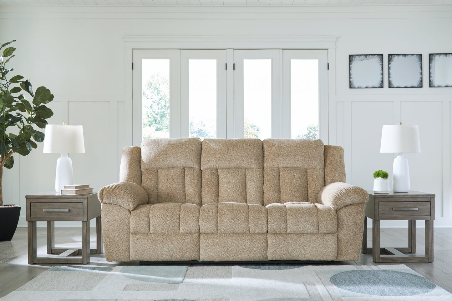 Myers Furniture Outlet - Ashley Furniture - Tip-Off Living Room - PWR Recliner/ADJ Headrest / Slate - 6930482