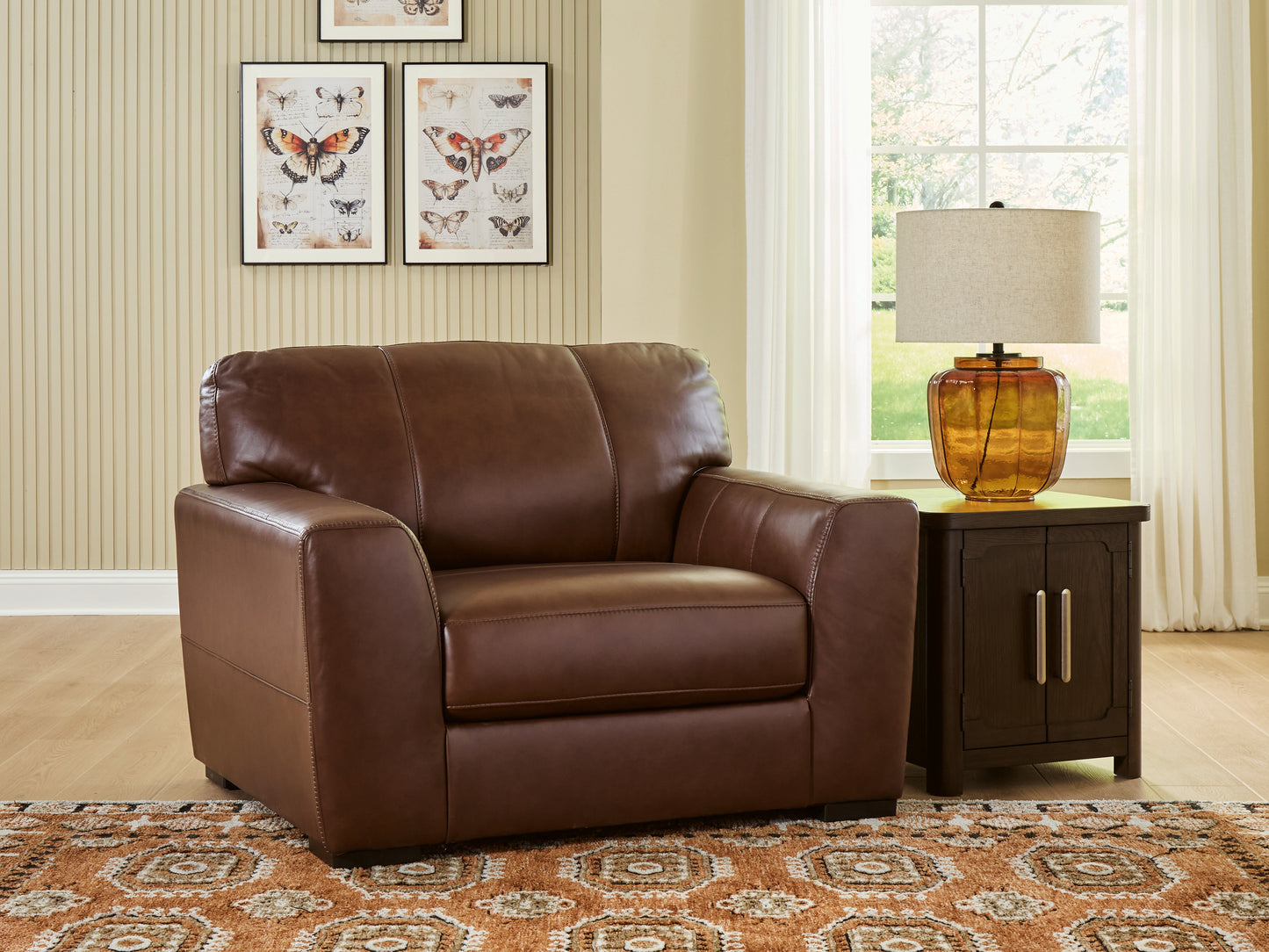 Myers Furniture Outlet - Ashley Furniture - Brogliano Living Room - Chair and a Half / Canyon - PC7290723
