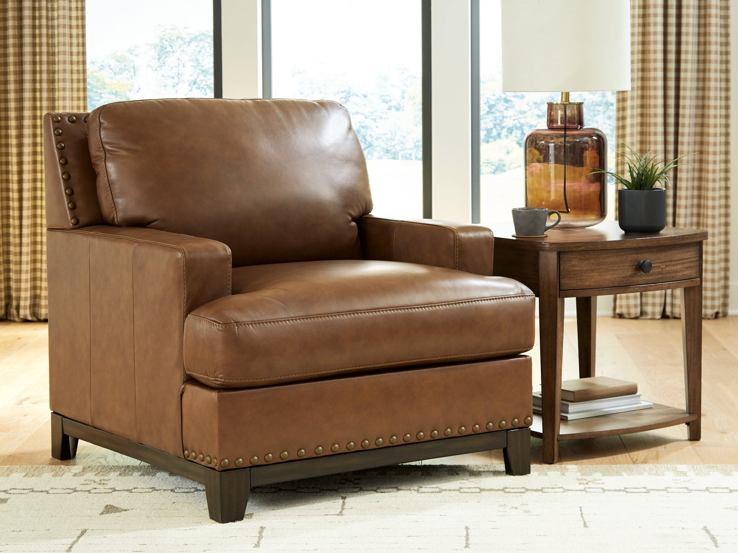 Myers Furniture Outlet - Ashley Furniture - Saonara Living Room - Chair / Amber - PC7310920
