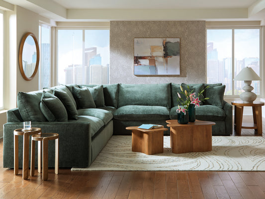 Myers Furniture Outlet - Ashley Furniture - Carriage View Sectional - LAF 3-Piece Sectional / Jade - 78001S1