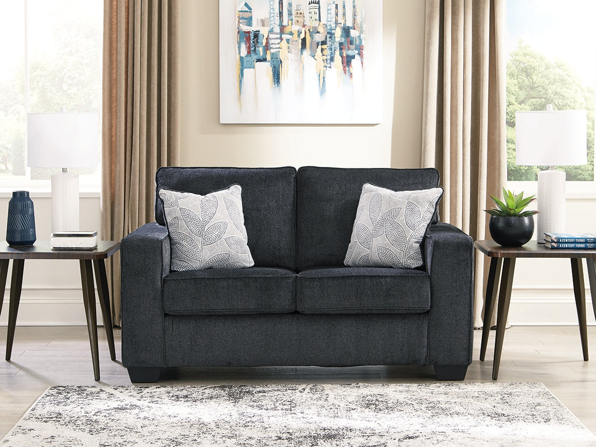 Myers Furniture Outlet - Ashley Furniture - Altari Living Room - Loveseat / Slate - 8721335