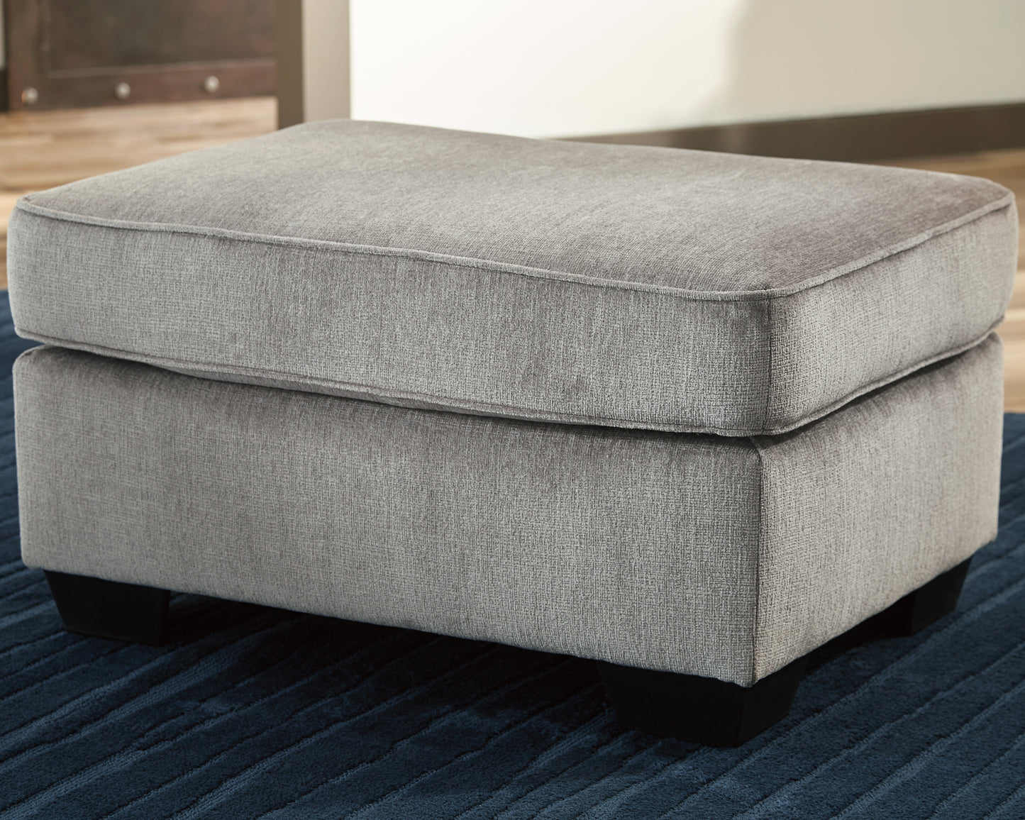 Myers Furniture Outlet - Ashley Furniture - Altari Living Room - Ottoman / Alloy - 8721414