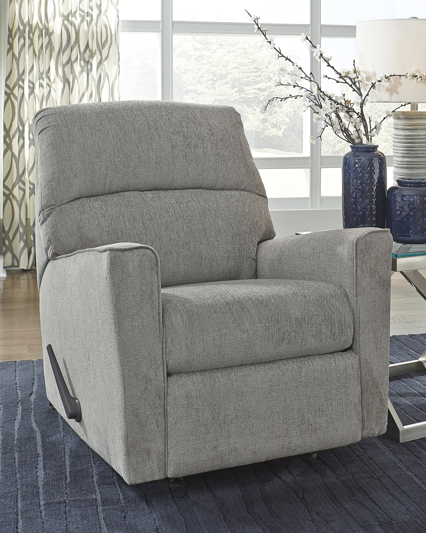 Myers Furniture Outlet - Ashley Furniture - Altari Living Room - Rocker Recliner / Alloy - 8721425