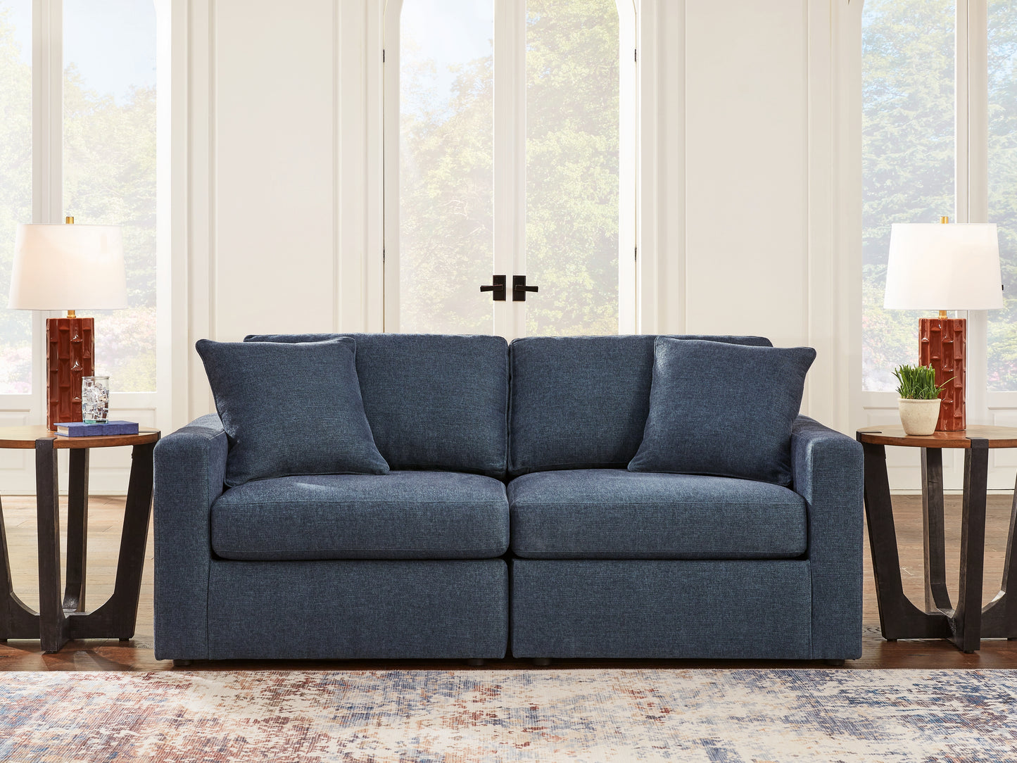 Myers Furniture Outlet - Ashley Furniture - Modmax Sectional - RAF 2-Piece Sectional / Ink - 92101S1