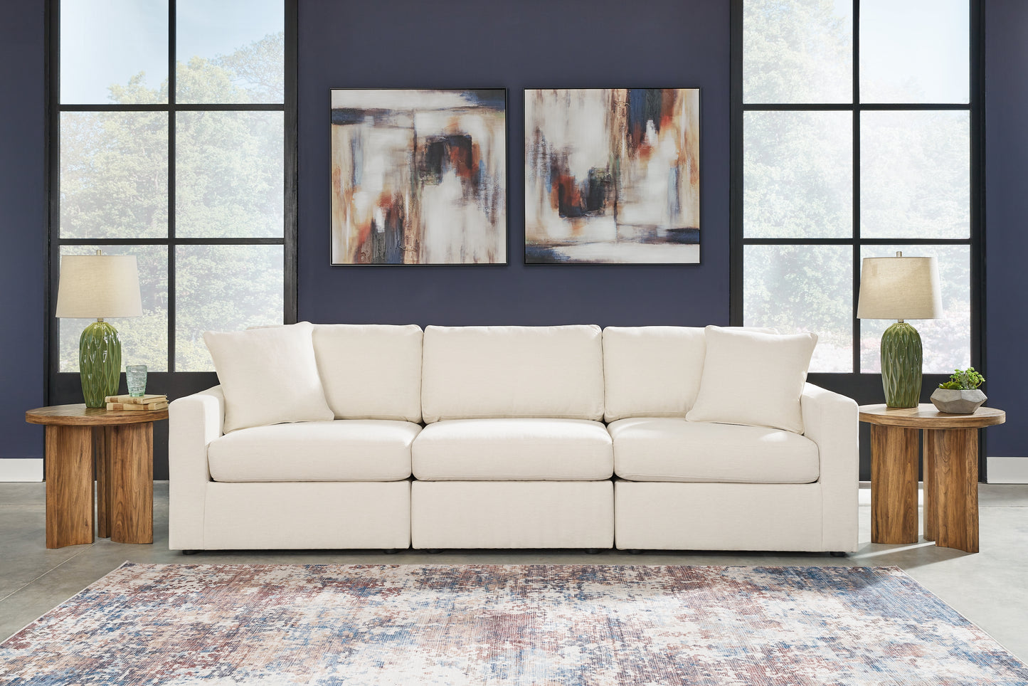 Myers Furniture Outlet - Ashley Furniture - Modmax Sectional - RAF 3-Piece Sectional / Oyster - 92103S2