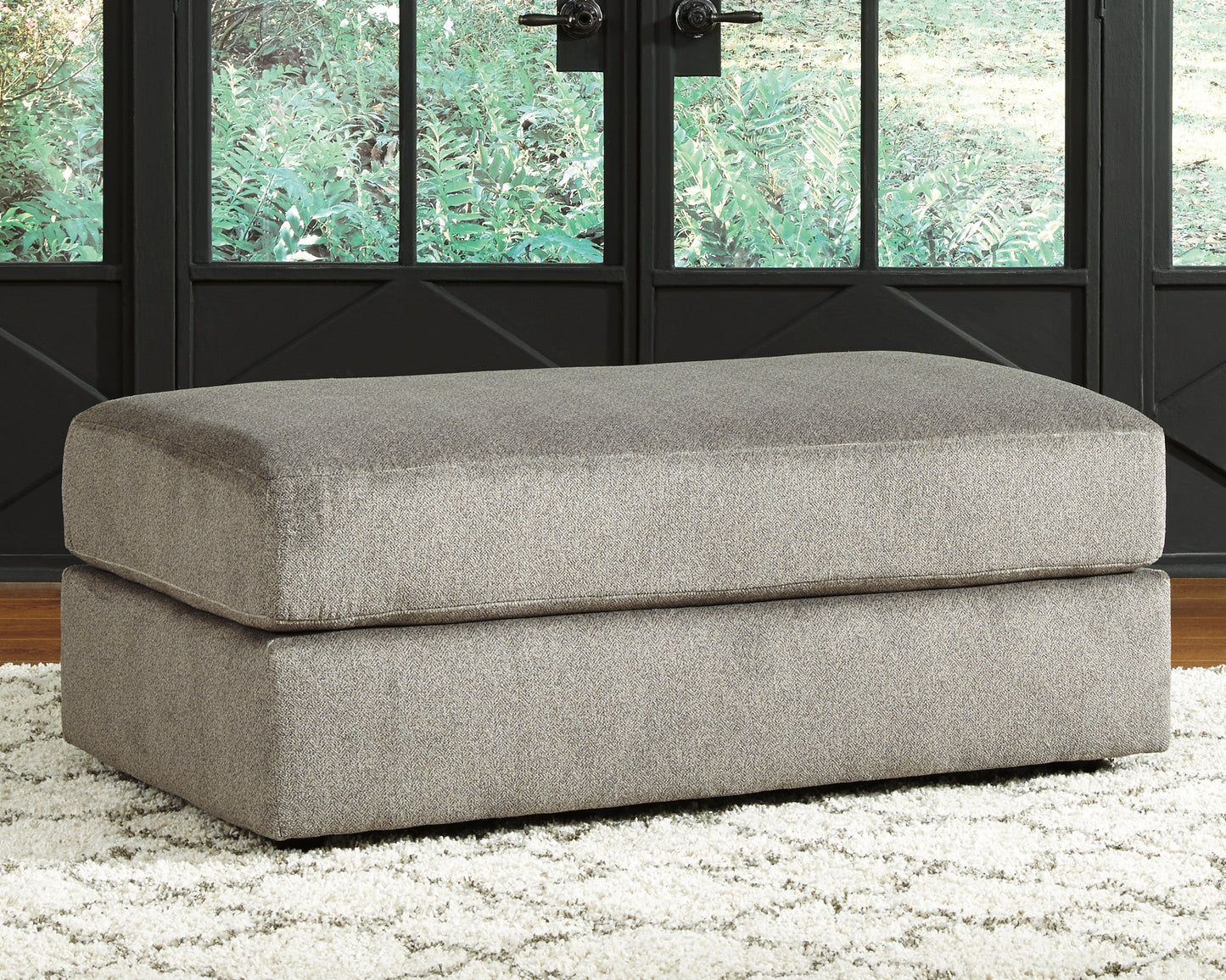 Myers Furniture Outlet - Ashley Furniture - Soletren Living Room - Oversized Accent Ottoman / Ash - 9510308