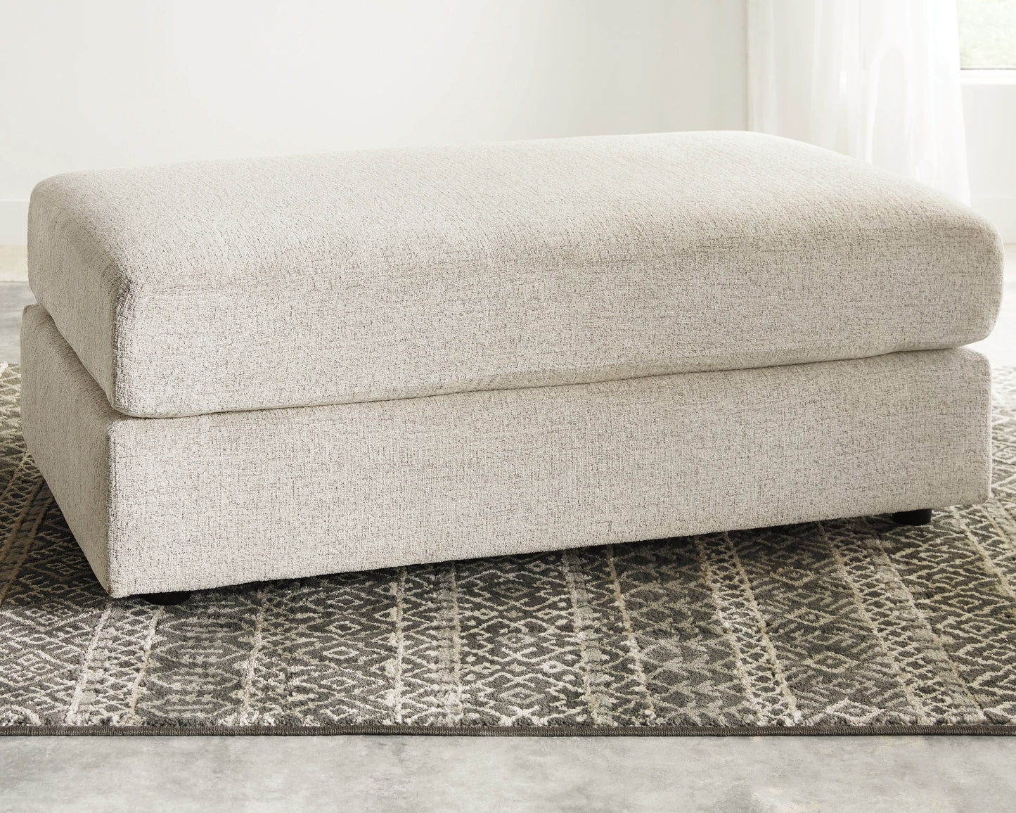Myers Furniture Outlet - Ashley Furniture - Soletren Living Room - Oversized Accent Ottoman / Stone - 9510408