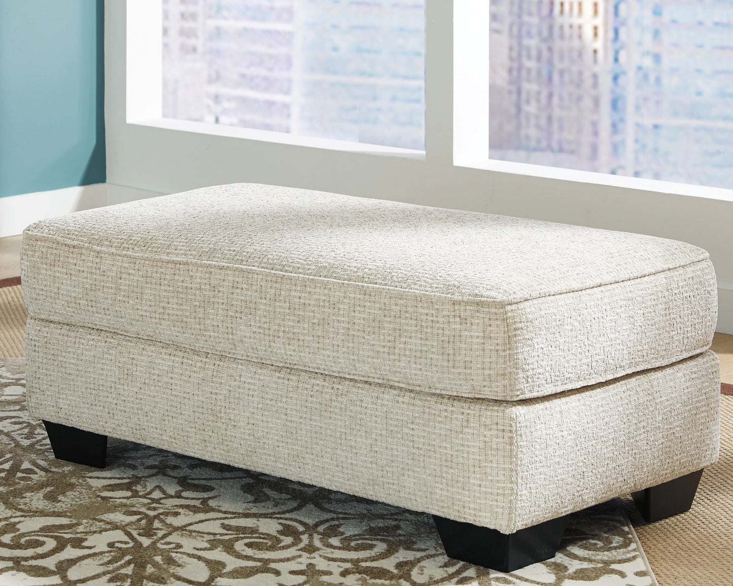 Myers Furniture Outlet - Ashley Furniture - Monaghan Living Room - Ottoman / Sandstone - 9620514