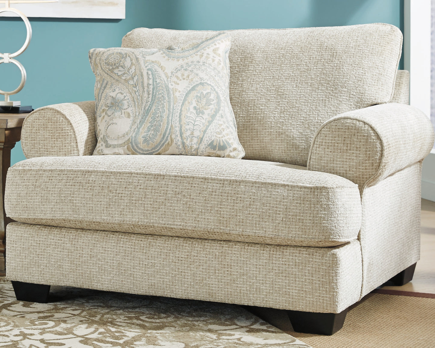 Myers Furniture Outlet - Ashley Furniture - Monaghan Living Room - Chair and a Half / Sandstone - 9620523